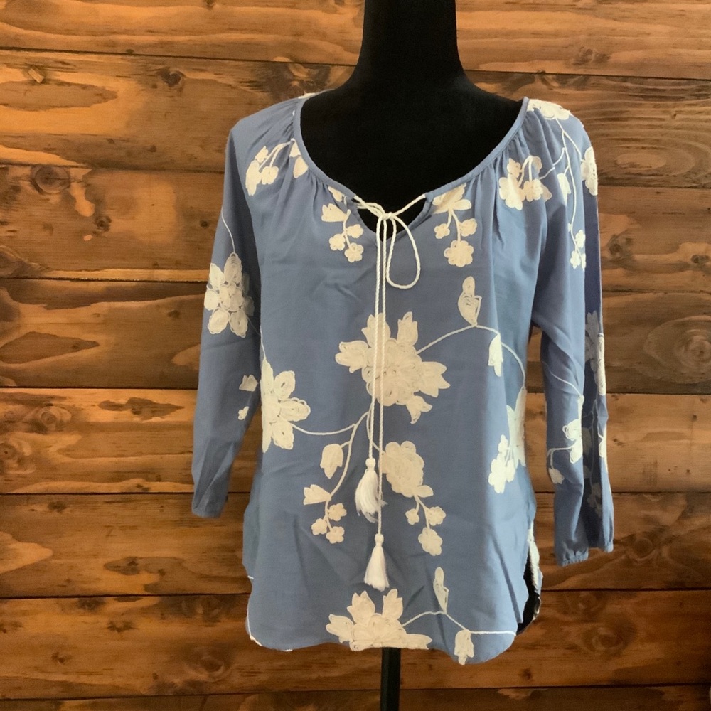 Peasant top in size small.